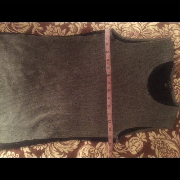 Ann TaylorGrey Cotton with Black Lace Camisole Top - Picture 6 of 6